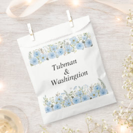 ヴィンテージブルー結婚フローラ フェイバーバッグ