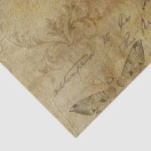 ヴィンテージブルー蝶デクページティッシュペーパー 薄葉紙 (詳細)