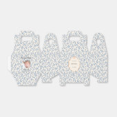 ヴィンテージブルー離れフローラ洗礼 フェイバーボックス (折り畳みなし)