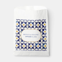 ヴィンテージブルー&イエローポルトガル結婚柄