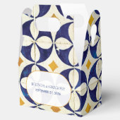 ヴィンテージブルー&イエローポルトガル結婚柄 フェイバーボックス (オープン)