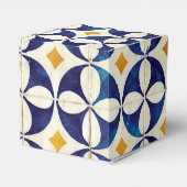 ヴィンテージブルー&イエローポルトガル結婚柄 フェイバーボックス (裏面サイド)