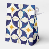 ヴィンテージブルー&イエローポルトガル結婚柄 フェイバーボックス (裏面サイド)