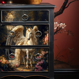 ヴィンテージブルー・ウィング・ペガサス・ギリシャ神話 薄葉紙