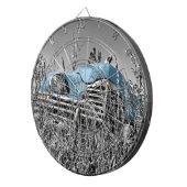 ヴィンテージブルー ダーツボード (正面右)