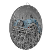 ヴィンテージブルー ダーツボード (正面左)