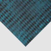 ヴィンテージブルー&ブラックハーレクインパターン 薄葉紙 (詳細)