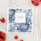 ヴィンテージブルー&ホワイトフローラ結婚ズ (インサイチュ)