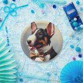 ヴィンテージブル絵を描テリアポートレート ペーパープレート (パーティー)