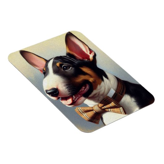 ヴィンテージブル絵を描テリアポートレート マグネット (右側)