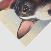 ヴィンテージブル絵を描テリアポートレート 薄葉紙 (詳細)