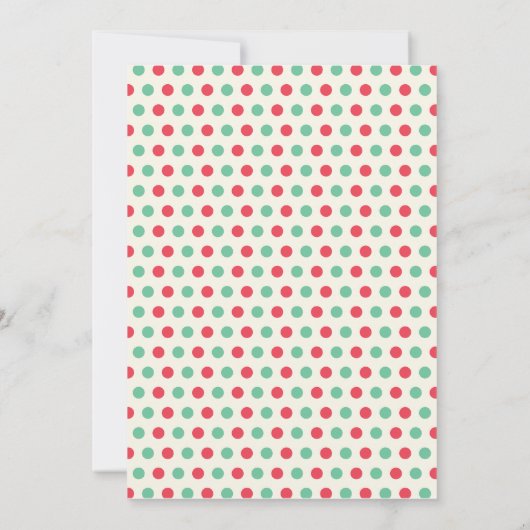 ヴィンテージブレックファーストウィズサンタホリデイ招待状 招待状 (裏面)