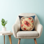 ヴィンテージブロッサムメダリオン – フローラ装飾用クッション クッション (椅子)