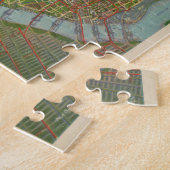 ヴィンテージブロンクスNYの地図(1921) ジグソーパズル (側面)