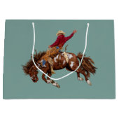 ヴィンテージブロンコライダー ラージペーパーバッグ (正面)