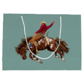 ヴィンテージブロンコライダー ラージペーパーバッグ (裏面)