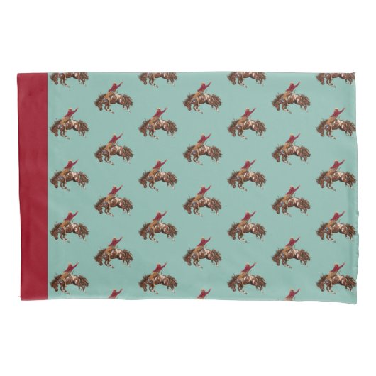 ヴィンテージブロンコライダー 枕カバー (正面)