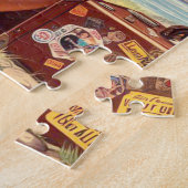 ヴィンテージブロンドのピンアップ ジグソーパズル (側面)