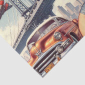 ヴィンテージブロンドのピンアップ 薄葉紙 (詳細)