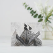 ヴィンテージブロードウェイコーナーサイン – ニューヨークシティポスト ポストカード (スタンド正面)