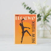 ヴィンテージブロードウェイニューヨーク ポストカード (スタンド正面)