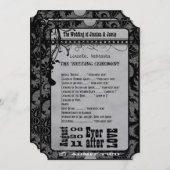 ヴィンテージブロードウェイポスター映画チケット結婚ズ プログラム (正面/裏面)