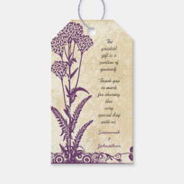 ヴィンテージブロードウェイ結婚チケットサンキュー ギフトタグ