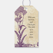 ヴィンテージブロードウェイ結婚チケットサンキュー ギフトタグ (裏面)