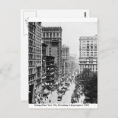 ヴィンテージブロードウェイ、ニューヨーク市1904、 ポストカード (正面/裏面)