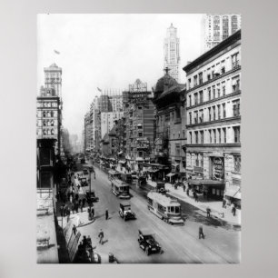 ヴィンテージブロードウェイNYC写真（1920年） ポスター