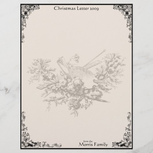 ヴィンテージブーケクリスマス2009レターヘッド (正面)
