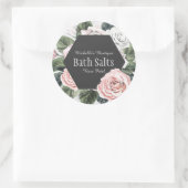 ヴィンテージブーケバスソルトメイソンジャー ラウンドシール (バッグ)