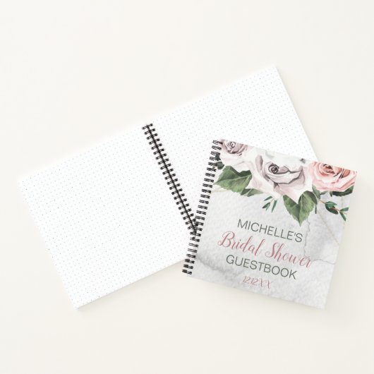 ヴィンテージブーケバラブライダルシャワーゲストハウス ノートブック (内部)