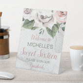 ヴィンテージブーケバラSweet sixteen 台座サイン (インサイチュ)