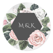 ヴィンテージブーケモノグラムイニシャル