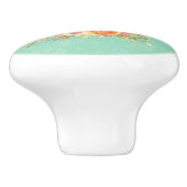 ヴィンテージブーケ付きロッキング馬 セラミックノブ (側面)