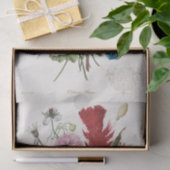 ヴィンテージブーケ名前をカスタムするティッシュペーパー 薄葉紙 (ギフト)