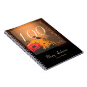 ヴィンテージブーケ100thバースデーパーティーゲストブック ノートブック (右側)