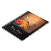 ヴィンテージブーケ95thバースデーパーティーゲストブック ノートブック (左側)