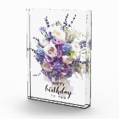 ヴィンテージブーケ |カスタマイズ誕生日 フォトブロック (右)