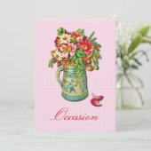 ヴィンテージブーケ 招待状 (スタンド正面)