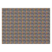 ヴィンテージブーケ(背景に姿を含む) テーブルクロス (正面(横))