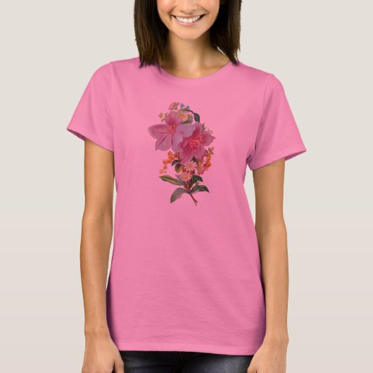 ヴィンテージブーケ Tシャツ (正面)
