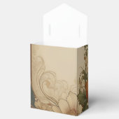 ヴィンテージブーゲンビリア結婚アールヌーボー フェイバーボックス (オープン)