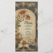 ヴィンテージブーゲンビリア結婚アールヌーボー メニュー (正面)