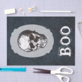 ヴィンテージブースカルハロウィーン 薄葉紙 (クラフト)