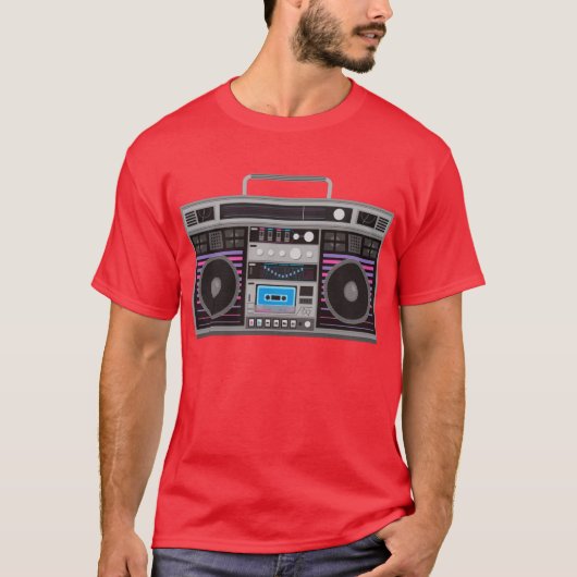 ヴィンテージブームボックス Tシャツ (正面)