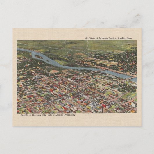 ヴィンテージプエブロコロラドハガキ ポストカード (正面)