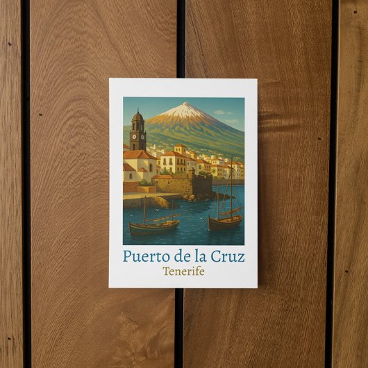 ヴィンテージプエルトドゥラクルステネリフェトラベル ポストカード