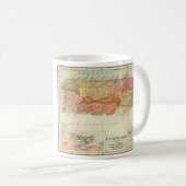ヴィンテージプエルトリコの地図, 1898 コーヒーマグカップ (正面右)